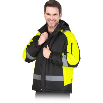 Jacheta de protectie pentru iarna Blizzard HiVis, cu captuseala groasa