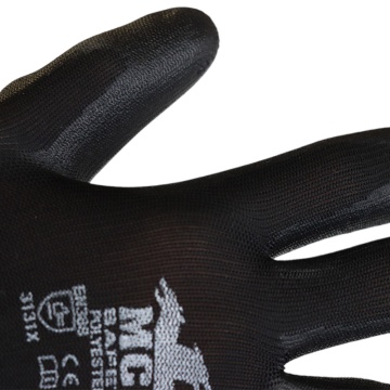 Manusi de protectie MCR Safety GP1002PU, poliester cu PU, dexteritate si rezistenta la abraziune - Img 3