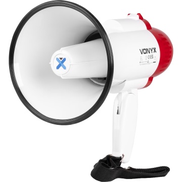 Megafon Vonyx MEG020 20W, functie de inregistrare, sirena