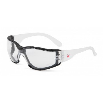 Ochelari de protectie BBQ Clear, transparenti, cu garnitura detasabila din spuma