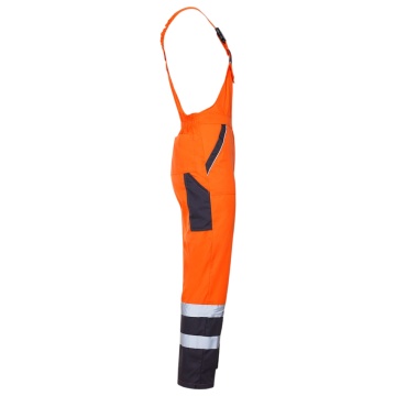 Pantaloni cu pieptar reflectorizanti Collins Summer HV, pentru barbati, din poliester si bumbac, pentru constructii si drumuri - Img 5