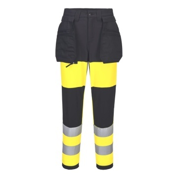 Pantaloni de lucru Hi-Vis cu buzunare holster CD858 WX2 Eco, stretch