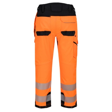 Pantaloni de lucru Hi-Vis T142 PW3 pentru utilizare cu ham, stretch, cu genunchi ranforsati - Img 4