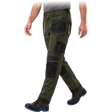 Pantaloni de lucru in talie Formen, buzunare multiple, suport genunchiere, elemente reflectorizante - Img 12