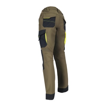 Pantaloni de lucru in talie GREX softshell cu membrana TPU, insertii Rip-Stop, cu buzunare si elemente reflectorizante - Img 5