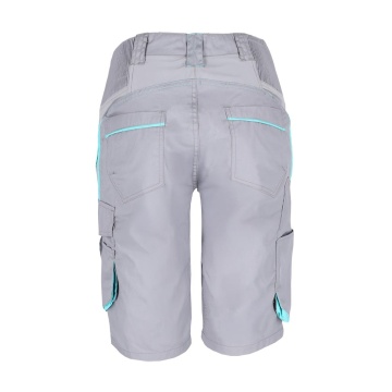 Pantaloni de lucru scurti dama FWNA, twill cu elastan, talie elastica, buzunare multiple - Img 4