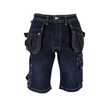 Pantaloni de lucru scurti JEANS415-TS, talie elastica, buzunare pentru unelte, insertii Cordura - Img 3