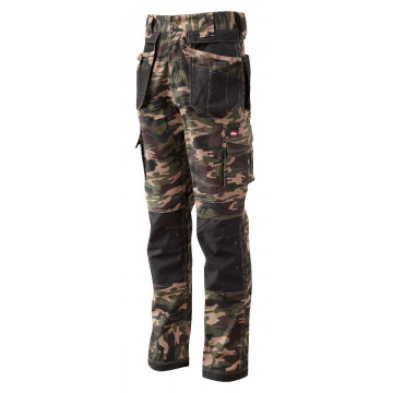 Pantaloni in talie Lee Cooper LCPNT210, camuflaj, marimea 54, buzunare detasabile si genunchi intariti