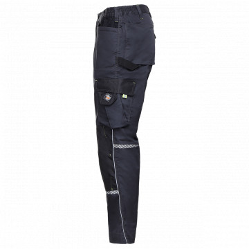 Pantaloni in talie Prisma Spandex, gri/negru - Img 4