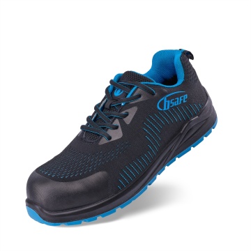 Pantofi de protectie Blu, bombeu fibra de sticla, lamela Kevlar, material 3D Flyknit