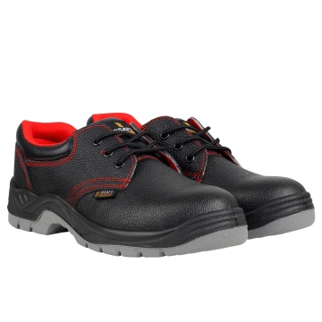 Pantofi protectie Toledo BS Low S1, din piele, bombeu metalic, brant antistatic si detasabil, de vara, negri - Img 5
