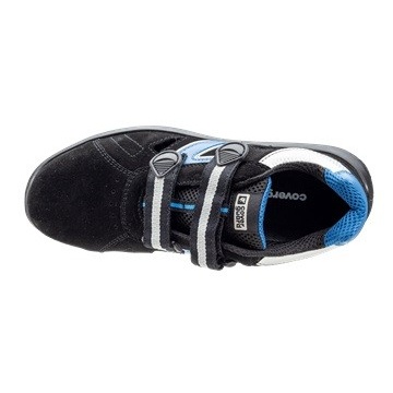 Sandale barbati de lucru usoare Larimar S1P SRC, material textil, bombeu compozit, lamela antiperforatie, talpa antistatica, negru/maro - Img 6