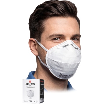 Semimasca de protectie fara supapa MAS-C-FFP2, 20/set