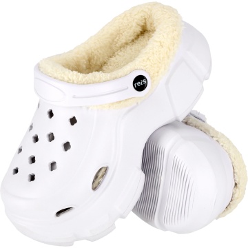Slapi de lucru cu blana Cozy, de dama, talpa inalta profilata, material EVA, toamna/vara - Img 2
