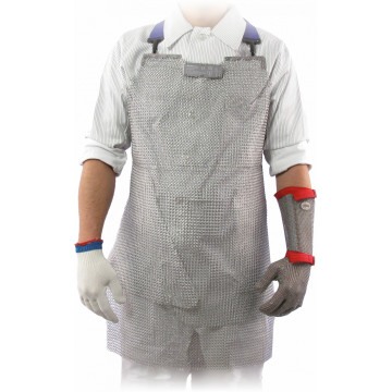 Sort de protectie din metal pentru macelarie NIROX, 75x45