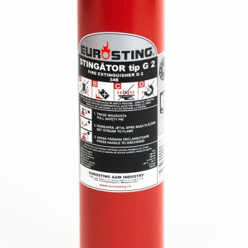 Stingator portativ cu CO2 tip G2, incarcatura 2 kg, focar 34B - Img 3