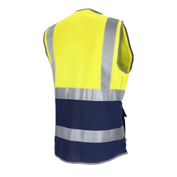 Vesta reflectorizanta pentru femei LADY, cu fermoar, buzunare si suport pentru ecuson - Img 6