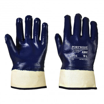 A302 - Manusi Total Impregnate Nitrile Safety, 12/set