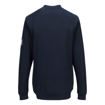 Camasa polo de lucru cu maneca lunga pentru femei FR758 Modaflame Knit, ignifuga, antistatica, protectie ARC - Img 2