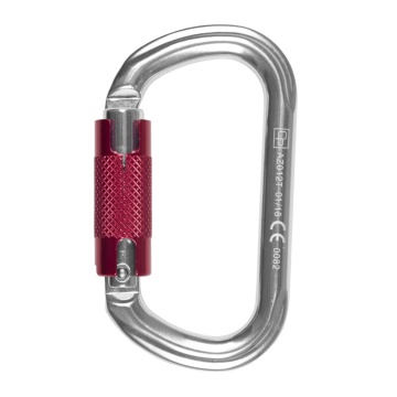 Carabiniera cu mecanism twist lock din otel duraluminiu AZ 012T