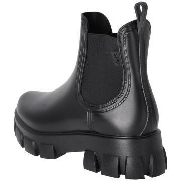 Cizme scurte HOSY pentru femei, PVC, tip Chelsea, insertie flexibila - Img 2