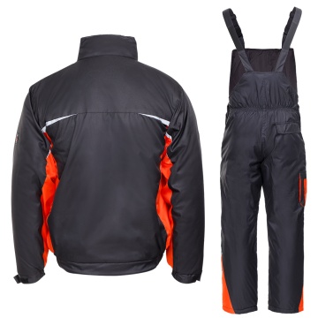 Costum de iarna Kastor Winter, gri/portocaliu