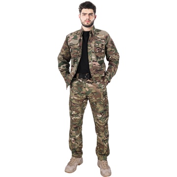 Costum de protectie Tactical Guard Derr, bluza si pantaloni ripstop, verde army