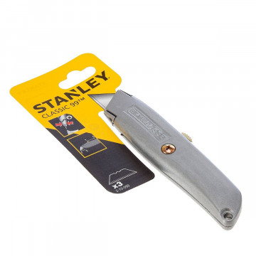 Cutter Stanley 99E 2-10-099, lama retractabila, 155 mm, sistem InterLock si magazie pentru lame