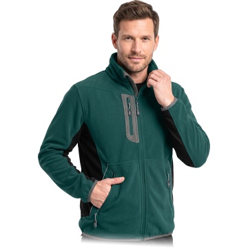 Jacheta de lucru FORMEN, fleece calduros, 3 buzunare cu fermoar, guler inalt si elemente reflectorizante - Img 6