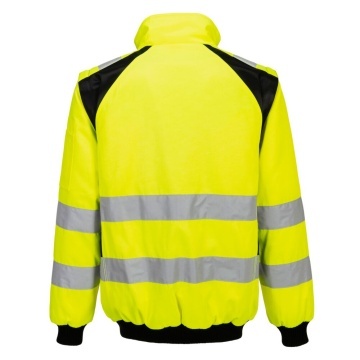 Jacheta de lucru Hi-Vis Pilot 2-in-1 CD898 WX2, captusita, cu maneci detasabile, hidrofuga - Img 2