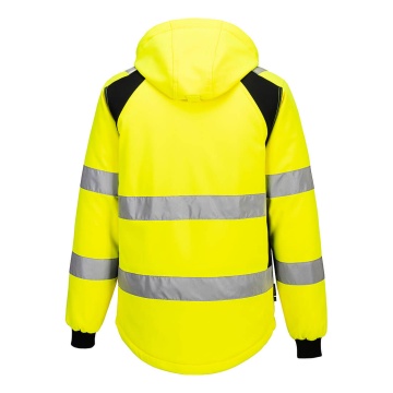 Jacheta de lucru Hi-Vis Softshell captusita CD809 WX2 2L, impermeabila, rezistenta la vant - Img 2