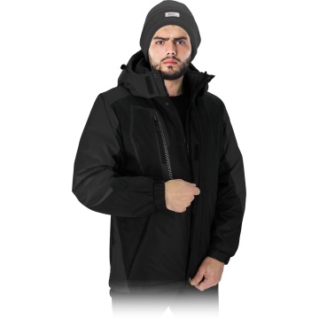 Jacheta de lucru vatuita HOLM, gluga detasabila, captuseala fleece, elemente reflectorizante - Img 2