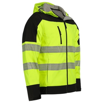 Jacheta softshell de inalta vizibilitate Nobel PRO 2.0, galben neon - Img 3