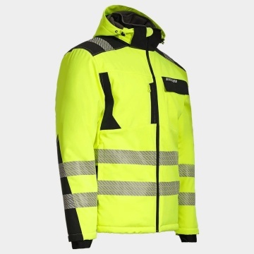 Jacheta softshell Revolt HV Winter, Hi-Vis, termoizolanta, reflectorizanta, gluga detasabila - Img 2