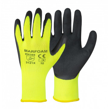 Manusi de protectie Marfoam, nylon cu latex microporos, aderenta si flexibilitate