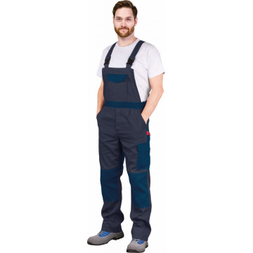 Pantaloni cu pieptar Bomull - Img 1