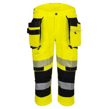Pantaloni de lucru Hi-Vis 3/4 DX402 DX4, stretch, cu buzunare multiple