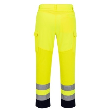 Pantaloni de lucru Hi-Vis T143 cu panouri mesh, stretch, ventilati - Img 3