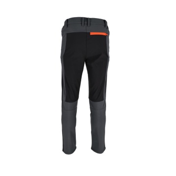Pantaloni de lucru in talie Slender, barbati, material Softshell cu tehnologie 4-way stretch, impermeabili, croiala slim fit, de toamna - Img 4