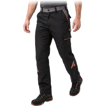 Pantaloni de munca in talie Pro Master, de barbati, 65% poliester, 35% bumbac, 300 g/m², buzunare multiple, cu suport chei, toamna/vara