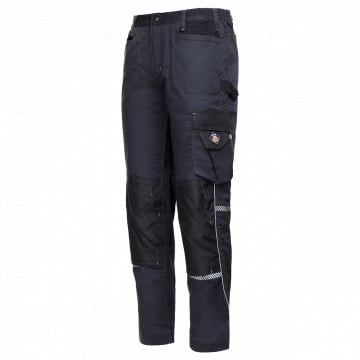 Pantaloni in talie Prisma Spandex, gri/negru - Img 5