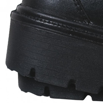 Pantofi de lucru Indreis OB SRA, din piele, fara bombeu, antiderapanti, negri - Img 2
