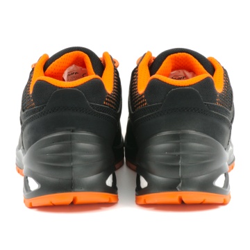 Pantofi de protectie ELAN Orange S3S SR FO, microfibra, amortizare E-TPU, bombeu fibra de sticla, cu lamela Kevlar, negru/portocaliu - Img 3