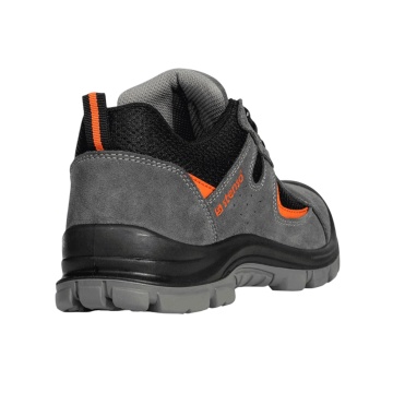 Pantofi de protectie Kastor 2.0 Grey Low S1, cu bombeu metalic, piele/textil, brant detasabil, gri - Img 5