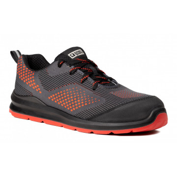 Pantofi de protectie Milerite S1P SRC, rosu