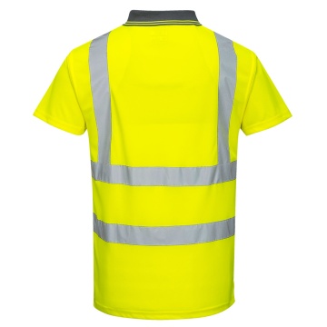 S477 - Tricou Polo Hi-Vis cu maneci Scurte - Img 4