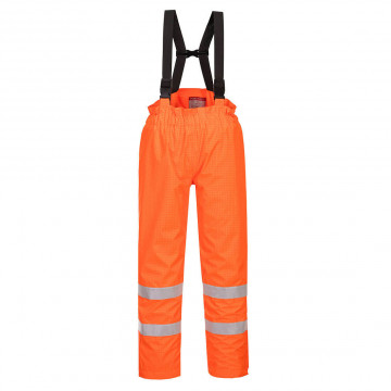 S781 - Pantaloni Captusiti Bizflame Rain HiVis Antistatici FR