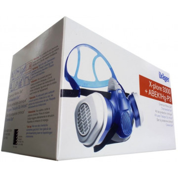 Dräger X-plore 3500 halfgelaatsmasker twinfilter MEDIUM