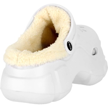 Slapi de lucru cu blana Cozy, de dama, talpa inalta profilata, material EVA, toamna/vara - Img 3