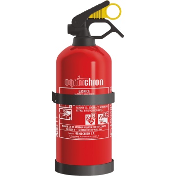 Stingator auto cu pulbere 1 kg, eficienta 21B C, suport inclus